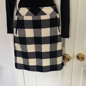 TALBOTS Black and White Women's Skirt